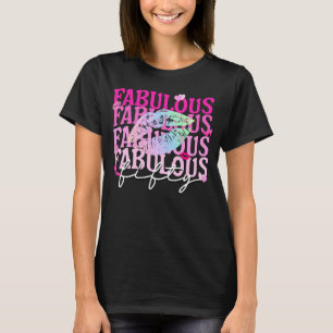 Camiseta Fabuloso Cinquenta Lábios Coloridos 50º Aniversári