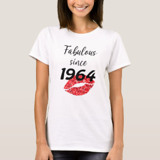 Camiseta Fabuloso Desde 1964 Capítulo 58 Aniversário Gifts 