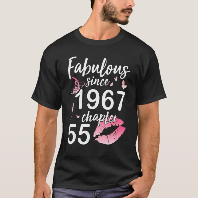 Camiseta Fabuloso Desde 1967 Capítulo 55 Anos Aniversário A (Frente)