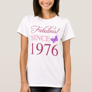 Camiseta Fabuloso Desde 1976 Aniversário de 50 anos