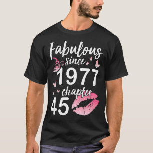 Camiseta Fabuloso Desde 1977 Capítulo 45 Anos Aniversário A
