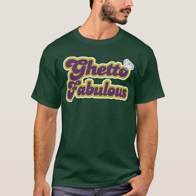Camiseta fabuloso do gueto (Frente)
