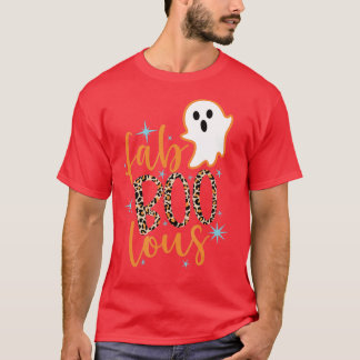 Camiseta Fabuloso Leopardo Boos Autumn Pumpkin Hal