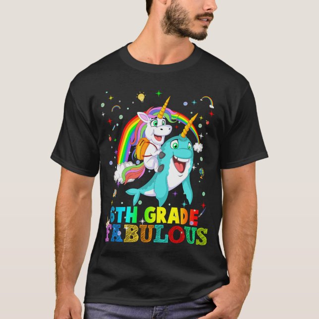 Camiseta fabuloso para 6 (Frente)