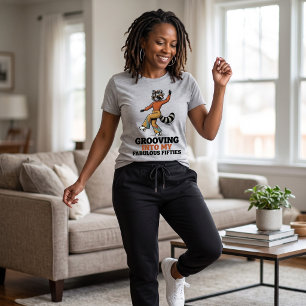 Camiseta Fabulosos Cinquenta do Guaxinim dos Anos