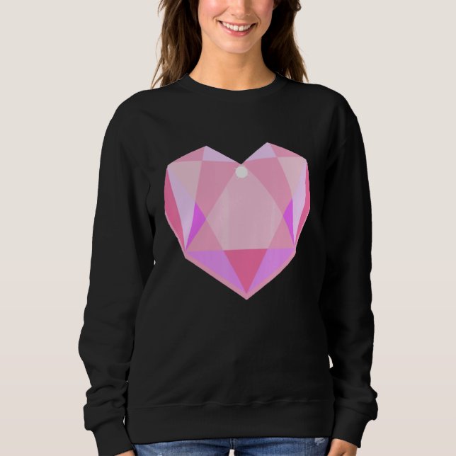 Camiseta Fabulous Bling Rhinestone Style Hear (Frente)
