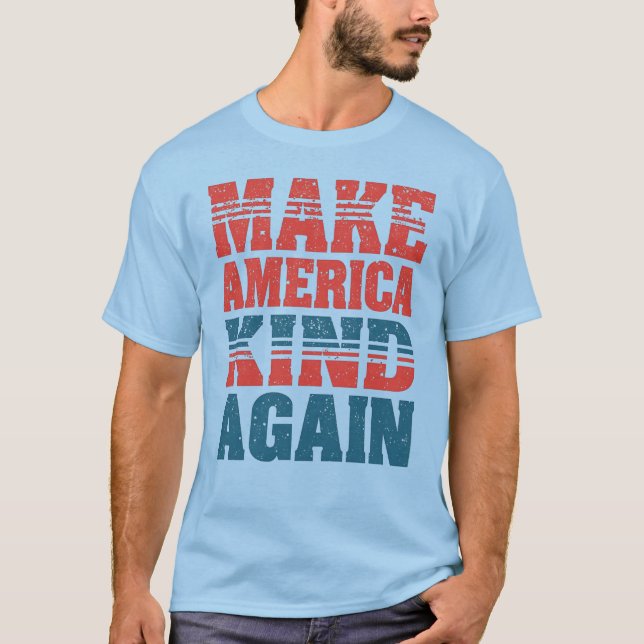 CAMISETA FAÇA A AMÉRICA MAIS UMA VEZ (Frente)