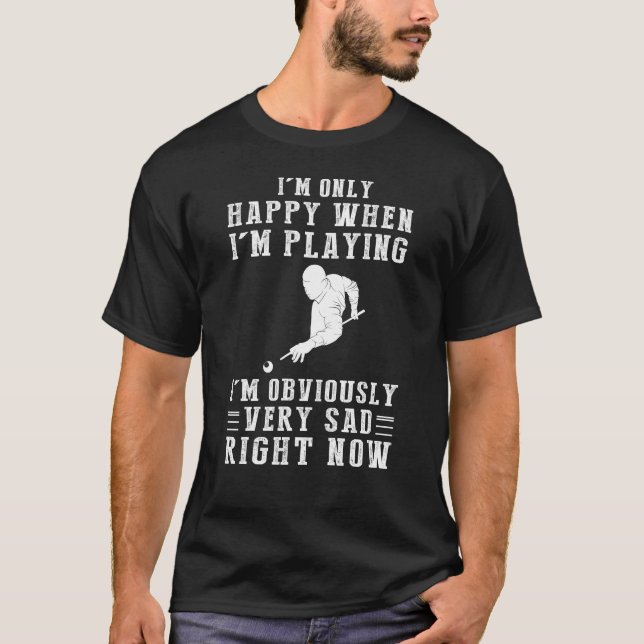 Camiseta Faça a comédia: abraça o chá e o chá Blues de Bilh (Frente)