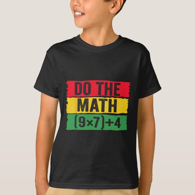 Camiseta Faça a Conta 67 Meme Engraçado Seis Sete Piada de  (Frente)