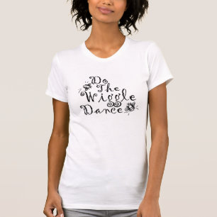Camiseta Faça a dança do Wiggle - Senhoras Bella Canvas Tee