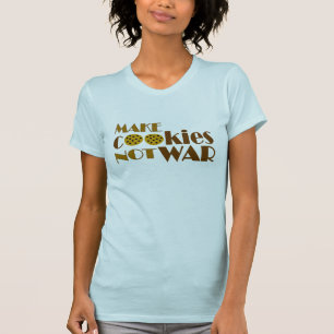 Camiseta Faça a guerra dos biscoitos não