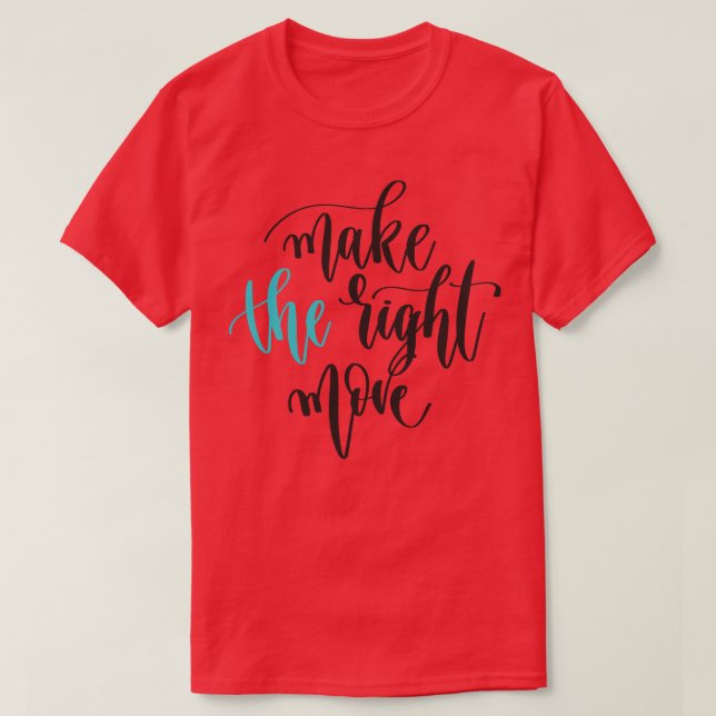 Camiseta Faça a Movimentação Direita 1 (Frente do Design)