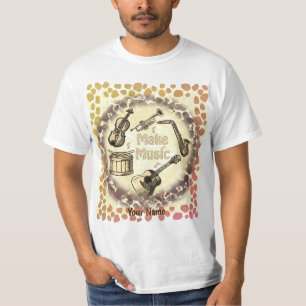 Camiseta Faça a música