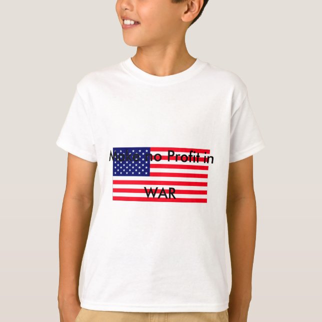 Camiseta Faça a nenhum lucro no jGibney da GUERRA o soldado (Frente)