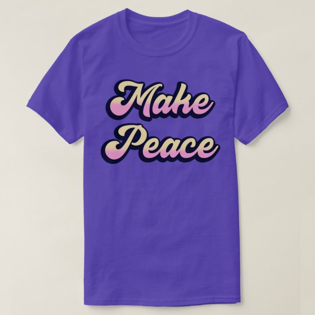 Camiseta Faça a paz (Frente do Design)