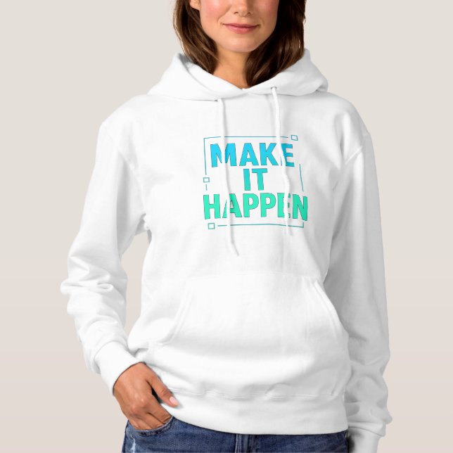 Camiseta "Faça Acontecer - Tee Mínimo Moderno" (Frente)