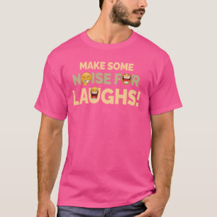 Camiseta Faça Algum Barulho Para Raios Engraçados Humor La