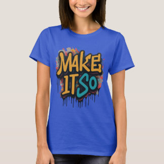 Camiseta "Faça assim", mulher personagem singular T shirt