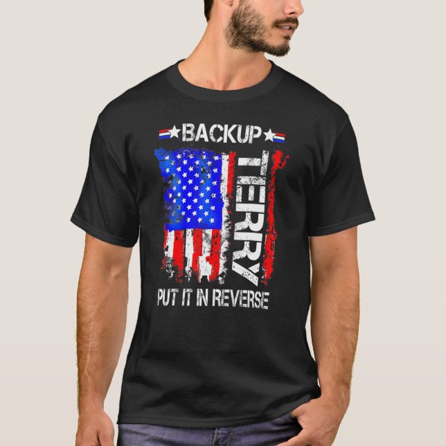 Camiseta Faça Backup De Terry Colocando No Verso 1 (Frente)