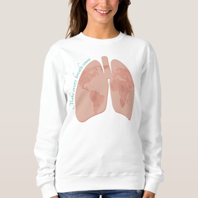Camiseta Faça cada contagem de respiração (Frente)