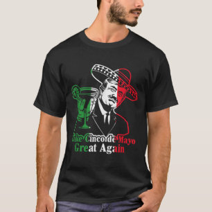 Camiseta Faça Cinco de Mayo Excelente Novamente Cores de Ba