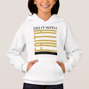 Camiseta Faça com a moça bíblica de Fé