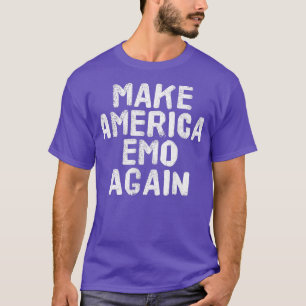 Camiseta FAÇA COM QUE A AMÉRICA EMO NOVAMENTE ENGRAÇADO Gót