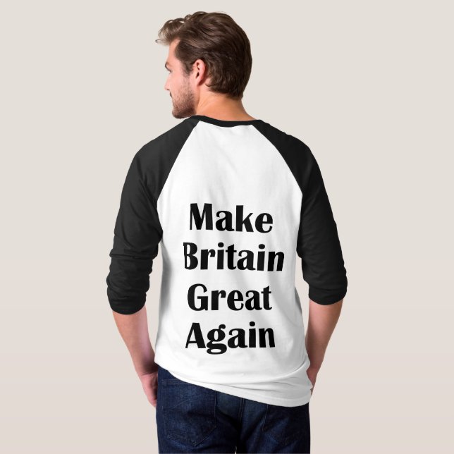 Camiseta Faça com que a Grã-Bretanha volte a Excelente de T (Parte Traseira Completa)