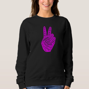 Camiseta Faça com que a paz não seja guerra - sinal de paz 