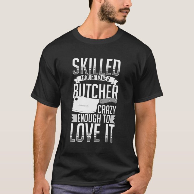 Camiseta Faca Comprada Faca Cortadora de Carne Carniceiro (Frente)