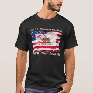 Camiseta Faça comunismo americano de novo Pare o comunismo