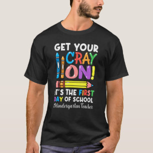 Camiseta Faça Cray No Professor Do Jardim De Infância 1rua