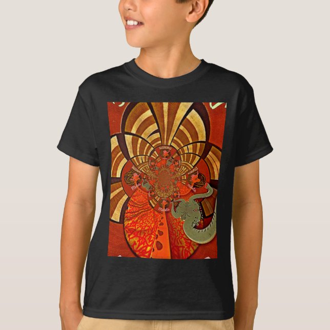 Camiseta Faca de Girafa Única e Bonita Design (Frente)