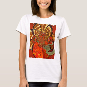 Camiseta Faca de Girafa Única e Bonita Design