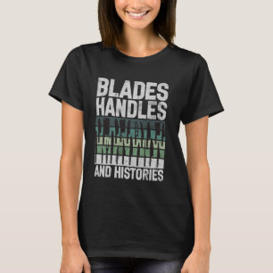 Camiseta Faca de Identificadores de Blades e Histórias