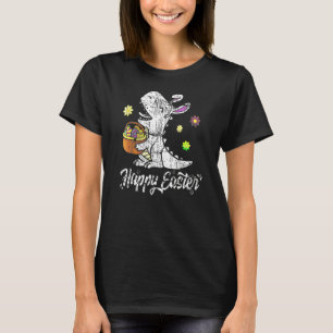 Camiseta Faca de Ovos Coelho T Rex Dia do Felz pascoa Dinos
