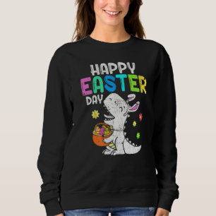 Camiseta Faca de Ovos Coelho T Rex Dia do Felz pascoa Dinos
