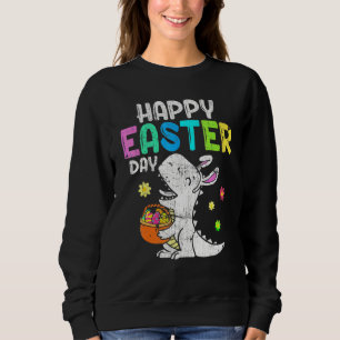 Camiseta Faca de Ovos Coelho T Rex Dia do Felz pascoa Dinos