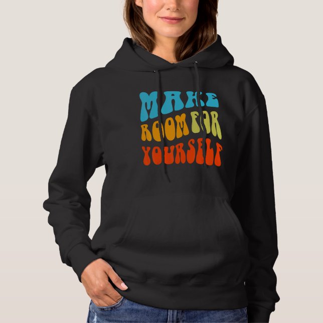 Camiseta Faça espaço para sua mente positiva, inspiração (Frente)