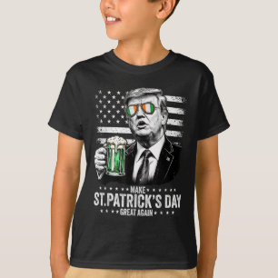 Camiseta Faça Excelente De Dia de São Patrício Novamente, B