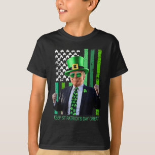 Camiseta Faça Excelente De Dia de São Patrício Novamente Ir