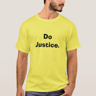 Camiseta Faça justiça