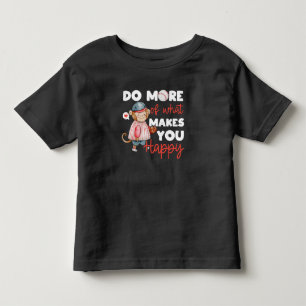 Camiseta Faça Mais do Que Te Faz Feliz - Beisebol