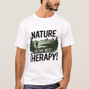 Camiseta Faça mais, se preocupe menos - Desenho de caminhad