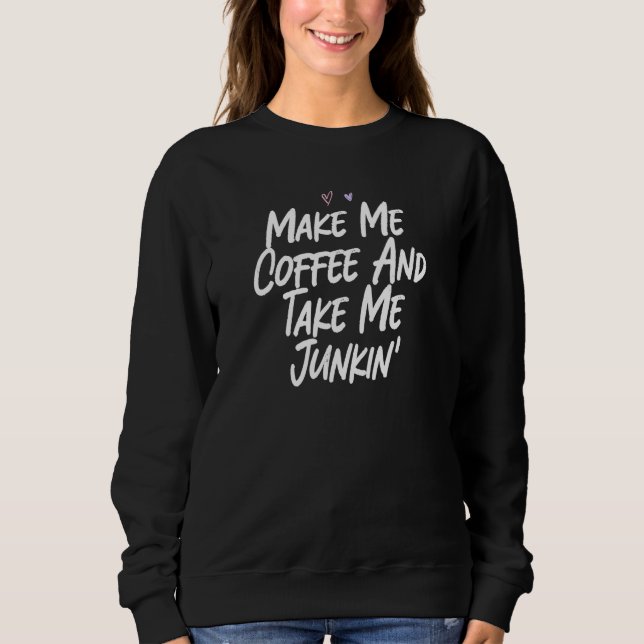 Camiseta Faça-me Café E Leve-me às Compras  Amor Sarcástico (Frente)