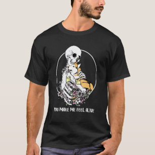 Camiseta Faça-me sentir vivo no grupo de Roucos