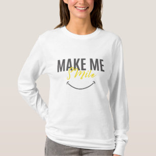Camiseta Faça-me sorrir T_Shirt