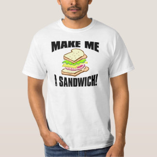 Camiseta Faça-me um sanduíche