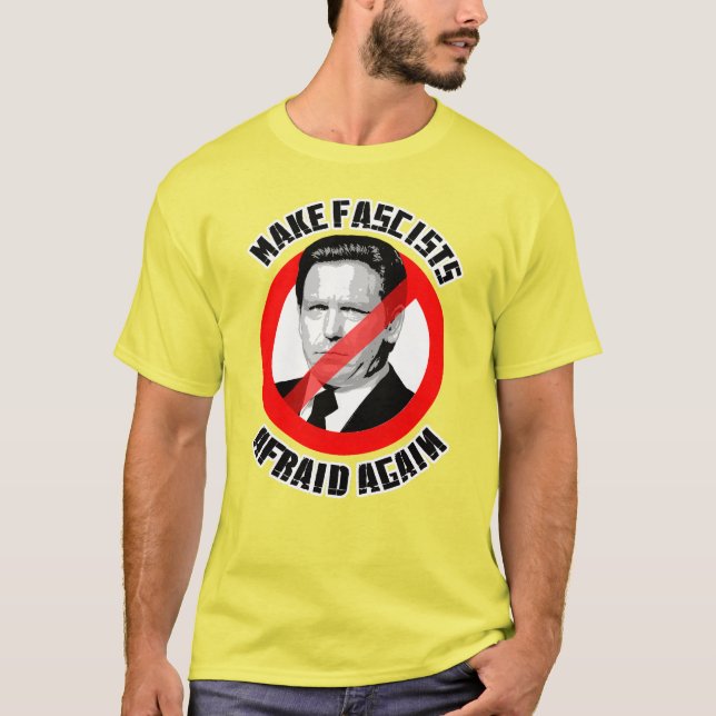 Camiseta Faça medo fascista novamente (Frente)