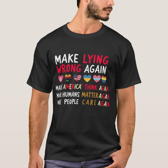 Camiseta - Faça Mentir Errado Novamente - Sarcásti (Frente)